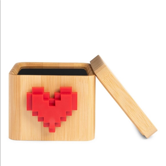 Lovebox Pixel Black & White Long Distance Love Note Messaging Device - Picture 1 of 16